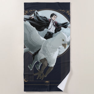 Anime HARRY POTTER™ Vlucht met Buckbeak Strandlaken