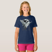 Anime HARRY POTTER™ Vlucht met Buckbeak T-shirt (Voorkant volledig)