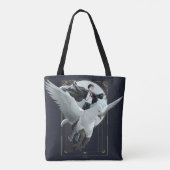 Anime HARRY POTTER™ Vlucht met Buckbeak Tote Bag (Achterkant)