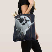 Anime HARRY POTTER™ Vlucht met Buckbeak Tote Bag (Dichtbij)