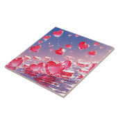 Anime harten Keramische Tegel Tegeltje (Zijkant)