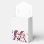 Anime harten Valentijnsdag Bedankdoosjes (Geopend)