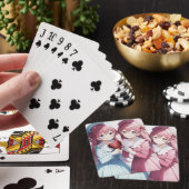 Anime harten Valentijnse versie Pokerkaarten (Insitu)