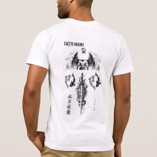 Anime Haven Graphic T-shirt – Cool Japanese Street (Achterkant)