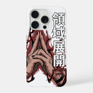 Anime Held Elektrische Hand Bliksem Kracht Kunst iPhone 15 Pro Case