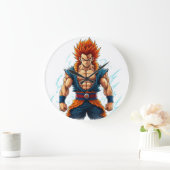 anime held otaku weeb sticker merchandise grote klok (Huis)