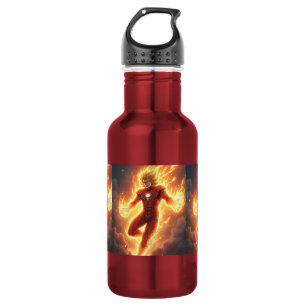 Anime Heldhaftige Power-Up Waterfles