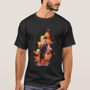 Anime Herfst herfstval bladeren Japans otaku bo T-shirt