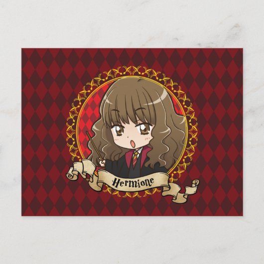 Anime Hermione Granger Briefkaart (Voorkant)