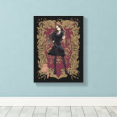 Anime Hermione Granger  Lijst Canvas Afdruk (Insitu (Houten vloer))