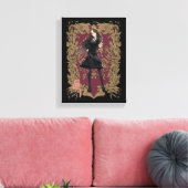 Anime Hermione Granger  Lijst Canvas Afdruk (Insitu (Woonkamer))