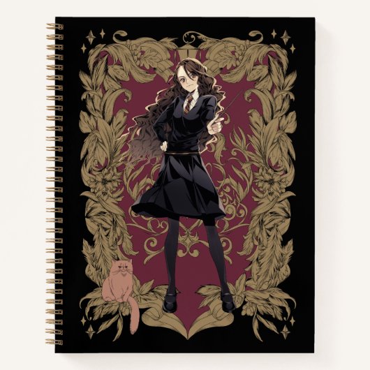 Anime Hermione Granger Lijst Notitieboek (Voorkant)
