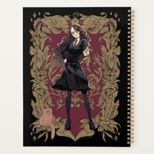 Anime Hermione Granger  Lijst Planner (Achterkant)