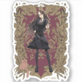 Anime Hermione Granger Lijst Sticker (Voorkant)