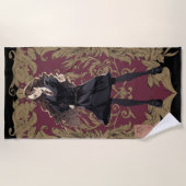 Anime Hermione Granger  Lijst Strandlaken (Voorkant)