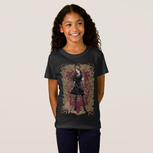 Anime Hermione Granger  Lijst T-shirt (Voorkant volledig)
