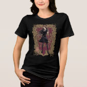 Anime Hermione Granger  Lijst Tri-Blend Shirt (Voorkant)