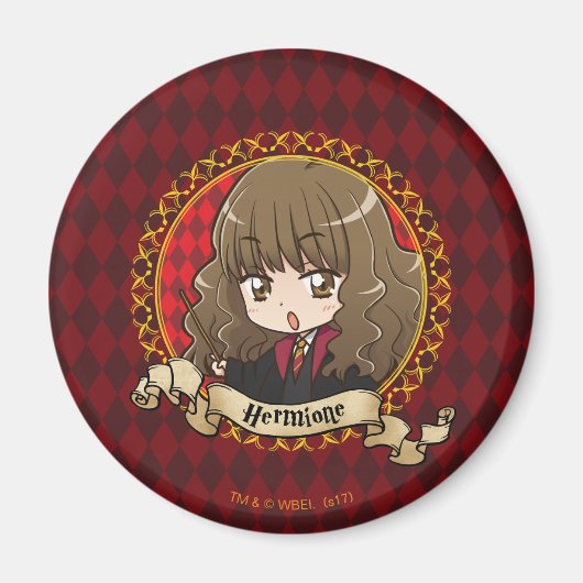 Anime Hermione Granger Magneet (Voorkant)