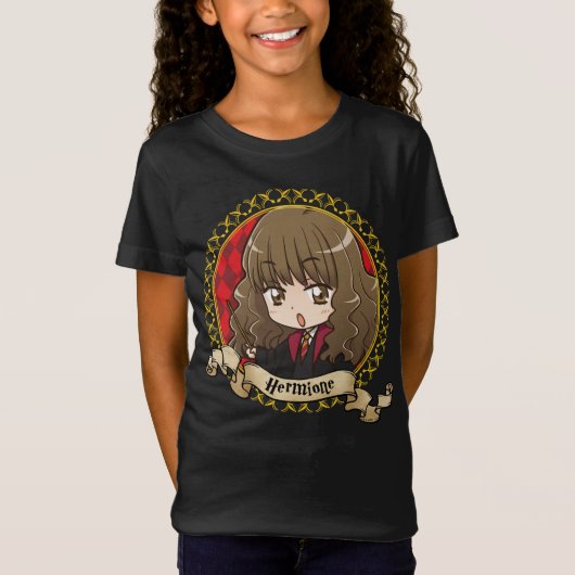 Anime Hermione Granger Portret T-shirt (Voorkant)