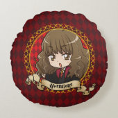 Anime Hermione Granger Rond Kussen (Voorkant)