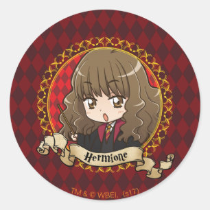 Anime Hermione Granger Ronde Sticker