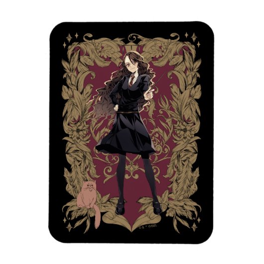 Anime Hermione Granger Sierlijk Frame Magneet (Verticaal)