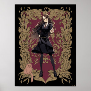 Anime Hermione Granger Sierlijk Frame Poster