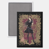 Anime Hermione Granger Sierlijke Lijst Magneet (Voorkant / Achterkant)