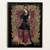 Anime Hermione Granger Sierlijke Lijst Planner (Voorkant)