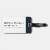 Anime Hermione Granger's Otter Patronus Bagagelabel (Achterkant horizontaal)