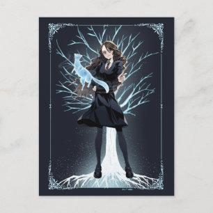 Anime Hermione Granger's Otter Patronus Briefkaart