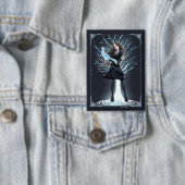 Anime Hermione Granger's Otter Patronus Button (Insitu)