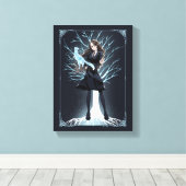 Anime Hermione Granger's Otter Patronus Canvas Afdruk (Insitu (Houten vloer))