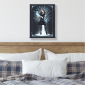 Anime Hermione Granger's Otter Patronus Canvas Afdruk (Insitu (Slaapkamer))