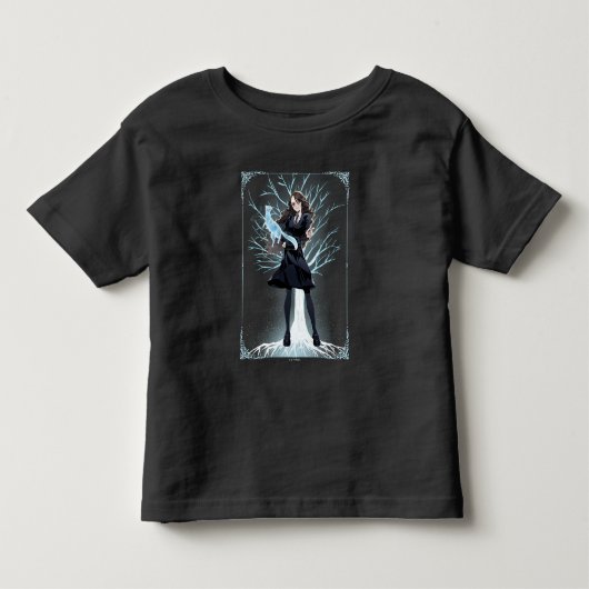 Anime Hermione Granger's Otter Patronus Kinder Shirts (Voorkant)