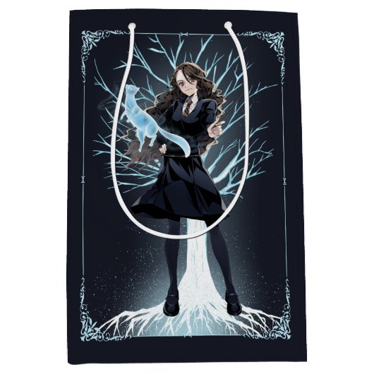 Anime Hermione Granger's Otter Patronus Medium Cadeauzakje (Voorkant)