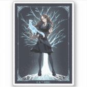 Anime Hermione Granger's Otter Patronus Sticker (Voorkant)