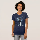 Anime Hermione Granger's Otter Patronus T-shirt (Voorkant volledig)
