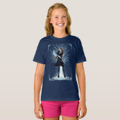 Anime Hermione Granger's Otter Patronus T-shirt (Voorkant volledig)