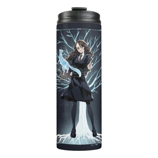 Anime Hermione Granger's Otter Patronus Thermosbeker (Voorkant)