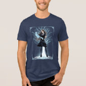 Anime Hermione Granger's Otter Patronus Tri-Blend Shirt (Voorkant)