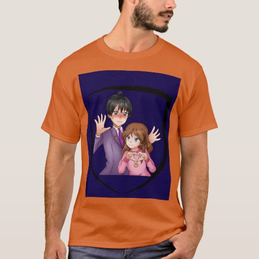 Anime Hero Graphic T-shirt (Voorkant)