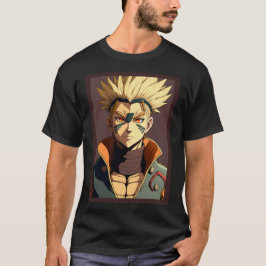 Anime Hero Yellow Haired Warrior T-shirt