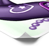 Anime Hoesje up Girl Poster (Hoek)