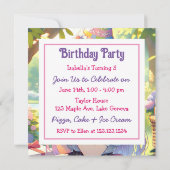  Anime Holding Kitten Meisje Verjaardag Kaart (Achterkant)