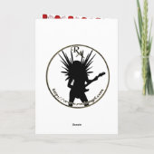 Anime Holiday Hug Feestdagen Kaart (Achterkant)