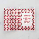 Anime Holiday Hug Feestdagen Kaart (Binnen)