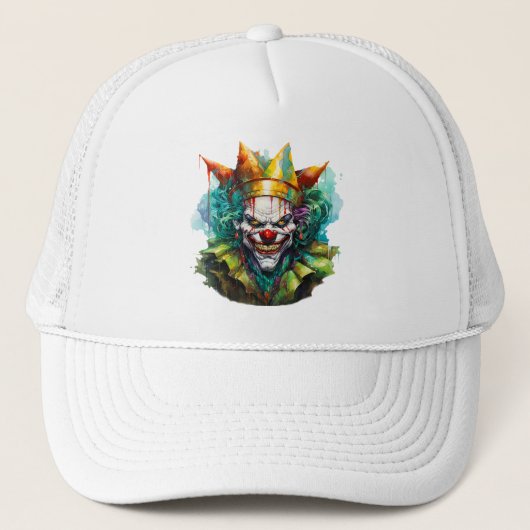 Anime Horror Clown Trucker Pet (Voorkant)