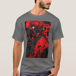 Anime Horror esthetic Scary Creepy Girl Japans T-shirt
