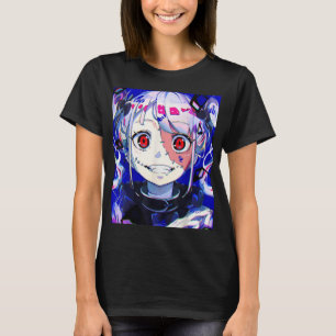Anime Horror Girl Kawaii Waifu esthethetisch Japan T-shirt